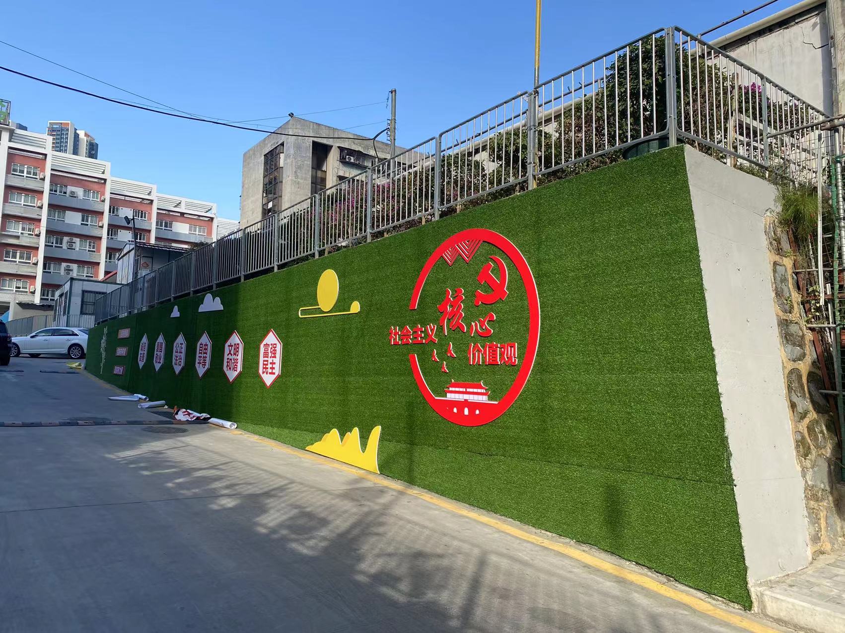 深圳利鑫廣告平板UV打印--亞克力 牌雪弗板KT板 黨建文化 企業(yè)展廳制作 PVC宣傳展板 采風墻