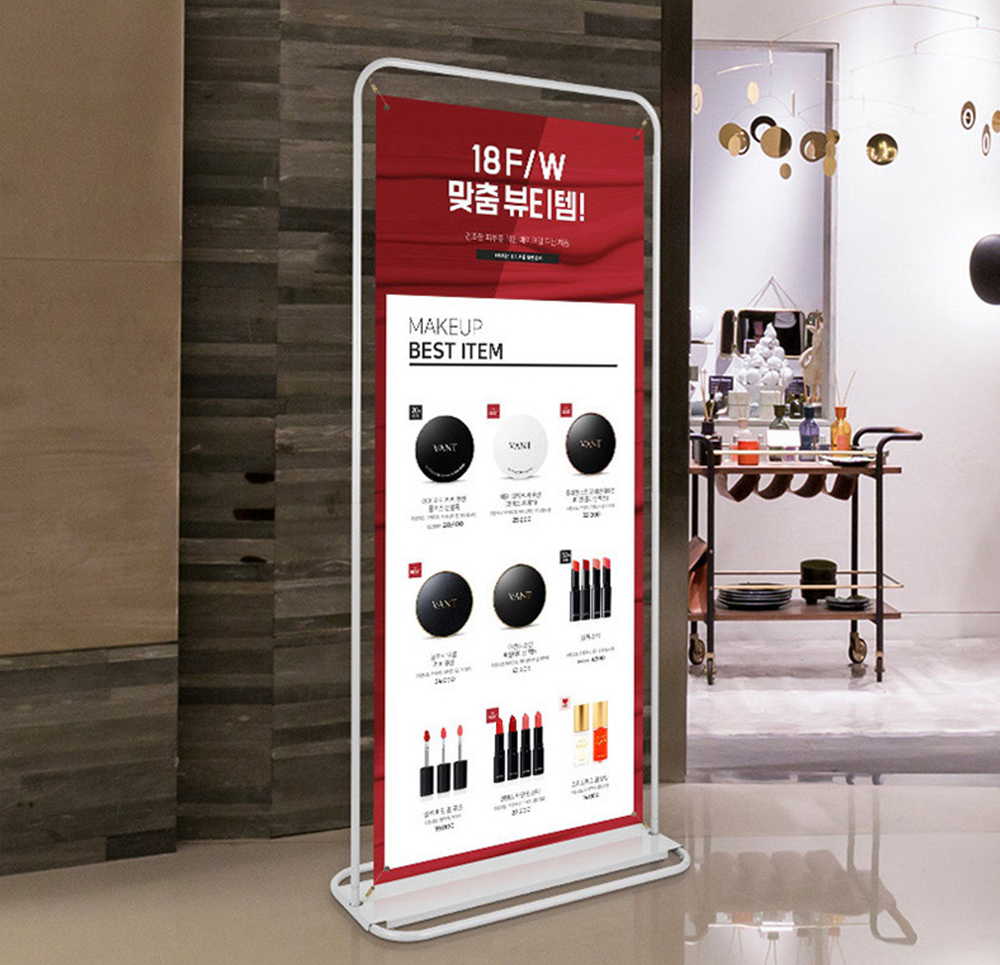 門(mén)型展架80x180定制、鐵質(zhì)加厚、易拉寶海報(bào)展示架、室內(nèi)戶(hù)外廣告架